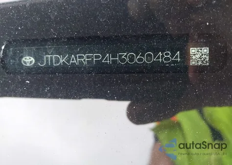 2017 Toyota Prius Prime Premium z USA, uszkodzony, nr VIN JTDKARFP4H3060484